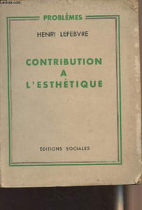 "Contribution à l'esthétique - ""Problèmes"""