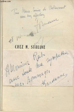 Chez M. Staline sans invitation... - L'U.R.S.S. veut-elle la guerre . Peut-elle la faire?. Bardanne Jean