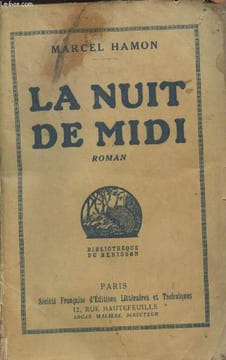 "La nuit de midi - ""Bibliothèque du hérisson""". Hamon Marcel