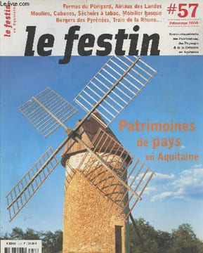 LE FESTIN REVUE D'ART EN AQUITAINE N° 57 - Printemps 2006 - Patrimoines de pays en Aquitaine - Patrimoines et créations en Aquitaine - L'Aquitaine vue ...