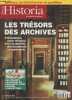 HISTORIA N° 678 Juin 2003 - Les trésors des archives : généalogie, mode d'emploi ; en exclusivité, des documents exceptionnels - Les projets Loufoques ...