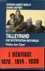 Talleyrand, une mystification historique. Préface de Jean Tulard.. MORLOT, Georges-Albert et HAPPERT, Jeanne.