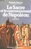 Le Sacre et le couronnement de Napoléon. Préface de Jean Tulard.. MASSON, Frédéric.