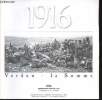1916. Verdun - La Somme. Catalogue de l'exposition Gare de l'Est,  23septembre - 6 novembre 1996.. MINISTERE DES ANCIENS COMBATTANTS ET VICTIMES DE ...