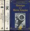 Historique de la Marine française. Volume 1: 1922-1942. Volume 2: Novembre 1942-Août 1945.. DARRIEUS, Amiral Henri et QUEGUINER, Capitaine de Vaisseau ...