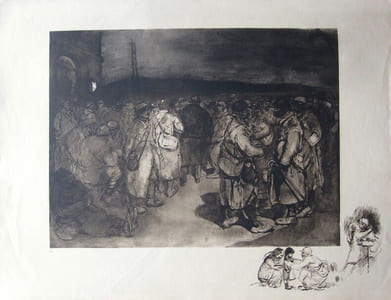 1916. Groupe de Poilus.