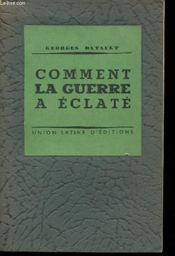 Comment la Guerre a éclaté d'après le Livre Bleu Britannique et le Livre Jaune Français.. BATAULT, Georges.