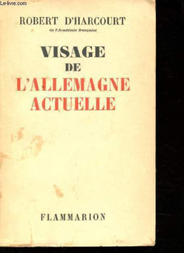 Visage de l'Allemagne actuelle.. HARCOURT, Robert d'.