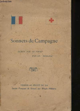 "Sonnets de Campagne. Ecrits sur le front par un ""Rengagé"".". un RENGAGE.
