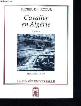 Cavalier en Algérie. . DELACOUR, Michel.