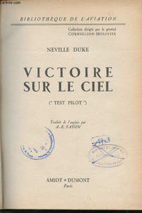 "Victoire sur le ciel (""Test Pilot"" -"