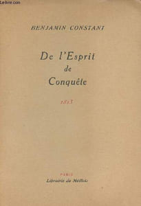 De l'esprit de conquête - 1813 - Collection Le Jardin du Luxembourg n°1