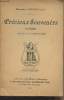 "Précieux souvenirs - poèmes - collection ""Les echos littéraires""". Jousson Alexandre (père)