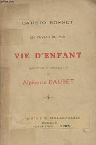 Un paysan du Midi - Vie d'enfant - Traduction et présentation par Alphonse Daudet