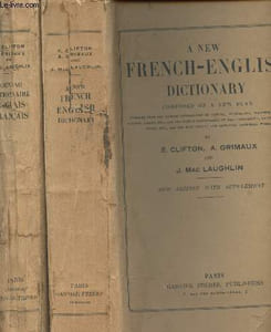 Nouveau dictionnaire anglais-français composé sur un plan nouveau / A new french-english dictionary composed on a new plan - 2 volumes