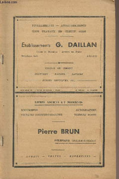 La revue d'Arles n° inconnu - Alphonse Daudet au pays d'Arles (suite et fin) - Jouse Poussin (1873-1942) - Joseph Poussin - De Glanum à Saint-Rémy, ...