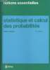 Notions essentielles - Statistique et calcul des probabilités - 6e édition. Masiéri Walder