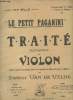 "Traité élémentaire de violon - ""Le petit Paganini"" - 245e mille - 2e année de violon". Van de Velde Ernest