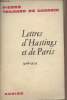 Lettres d'Hastings et de Paris 1908-1914. Teilhard de Chardin Pierre
