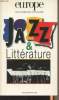 Europe, revue littéraire mensuelle - n°820-821 - Août, sept. 1997 - Jazz & littérature. Collectif
