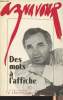 "Des mots à l'affiche - collection ""voix singulières""". Aznavour Charles