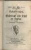Oder Betrachtungen, die wissenschaft und Kunst des Schönen betressend, nach Maasgabe neuerer Schriften. Wälder Kritische