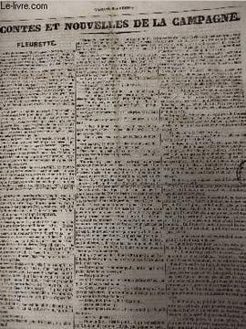 Gazette des femmes, Contes et nouvelles de la campagne - Fleurette. Collectif