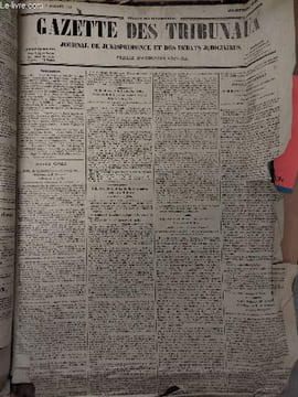 Gazette des Tribunaux - 18e année, n°5068, Mercredi 12 juillet 1843 : Justice civile, cour de cassation (chambre des requêtes) présidence de M. ...
