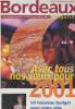 Bordeaux Magazine n°300 Janv. février 2001 - Avec tous nos voeux pour 2001, un nouveau budget pour votre ville - Citations Bordeaux dans les livres - ...