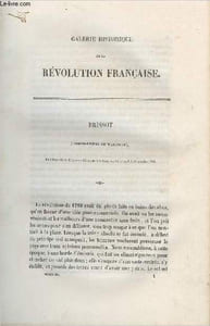 Brissot (Joseph-Pierre de Warville) - Portrait provenant de la Galerie historique de la Révolution Française (1787 à 1799) (Tome 2)