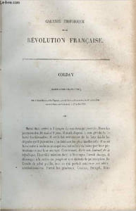Corday (Marie-Anne-Charlotte) - Portrait provenant de la Galerie historique de la Révolution Française (1787 à 1799) (Tome 2)