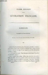 Desmoulins (Lucie-Simplice-Camille-Benoit) - Portrait provenant de la Galerie historique de la Révolution Française (1787 à 1799) (Tome 2)