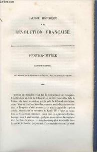 Fouquier-Tinville (Antoine-Quentin) - Portrait provenant de la Galerie historique de la Révolution Française (1787 à 1799) (Tome 2)