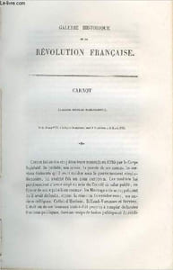 Carnot (Lazare-Nicolas-Marguerite) - Portrait provenant de la Galerie historique de la Révolution Française (1787 à 1799) (Tome 3)