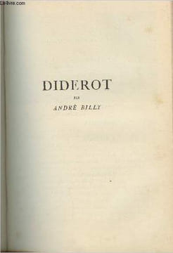 Diderot - Provenant de la revue bi-mensuel Anniversaires. Billy André