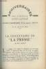 "Le centenaire de ""La Presse"" - Anniversaire, revue bi-mensuel, n°4 22 avril 1936". Audiat Pierre