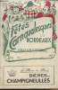 Programme des Fêtes Carnavalesques de Bordeaux - 15-16-17 février 1953. Collectif
