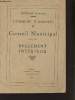 Commune d'Ambarès - Conseil municipal - Règlement intérieur. Collectif