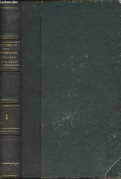 Histoire de la littérature française sous la Restauration - Tome premier. Nettement Alfred