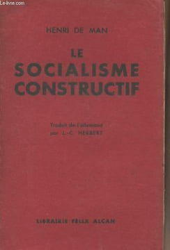 Le socialisme constructif. De Man Henri