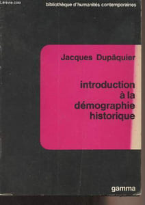 "Introduction à la démographie historique - ""Bibliothèque d'humanités contemporaines"" n°3"