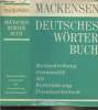 Deutsches Wörterbuch - Rechtschreibung, Grammatik, Stil, Worterklärung, Fremdwörterbuch. Mackensen Lutz