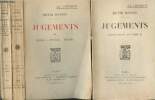 "Jugements - 2 tomes + Supplément au Tome II - T1 : Renan - France - Barrès - T2 : André Gide - Romain Rolland - Georges Duhamel - Julien Benda - Les ...