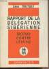 Rapport de la délégation Sibérienne - Trotsky contre Lénine - Spartacus cahiers mensuels, 2e série n°31, janv. fév. 1970 -. Trotsky Léon