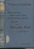 "Etudes sur la philosophie morale au XIXeme si&egrave;cle - ""Biblioth&egrave;que g&eacute;n&eacute;rale des Sciences sociales". Collectif