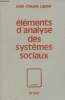 "Eléments d'analyse des systèmes sociaux - ""Societas""". Lugan Jean-Claude