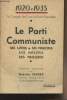 Le parti communiste, ses luttes, ses principes, ses mérites, ses progrès - Discours prononcé par Maurice Thorez salle Wagram, le 26 déc. 1935 - ...