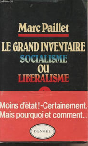 Le grand inventaire socialisme ou libéralisme
