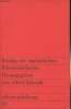 Beiträge zur marxistischen, Erkenntnistheorie Herausgegeben von Alfred Schmidt. Collectif
