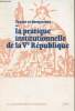 Textes et documents sur la pratique institutionnelle de la Ve République. Maus Didier